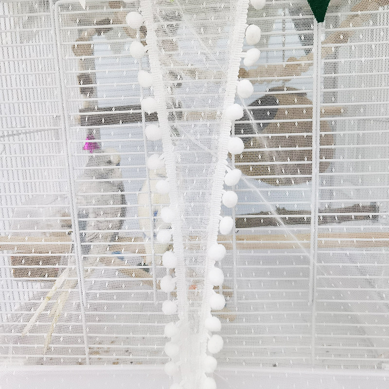 优嗖鸟笼蚊帐鹦鹉防溅洒罩宠物防蚊罩鹦鹉防溅网纱罩夏日轻薄透气