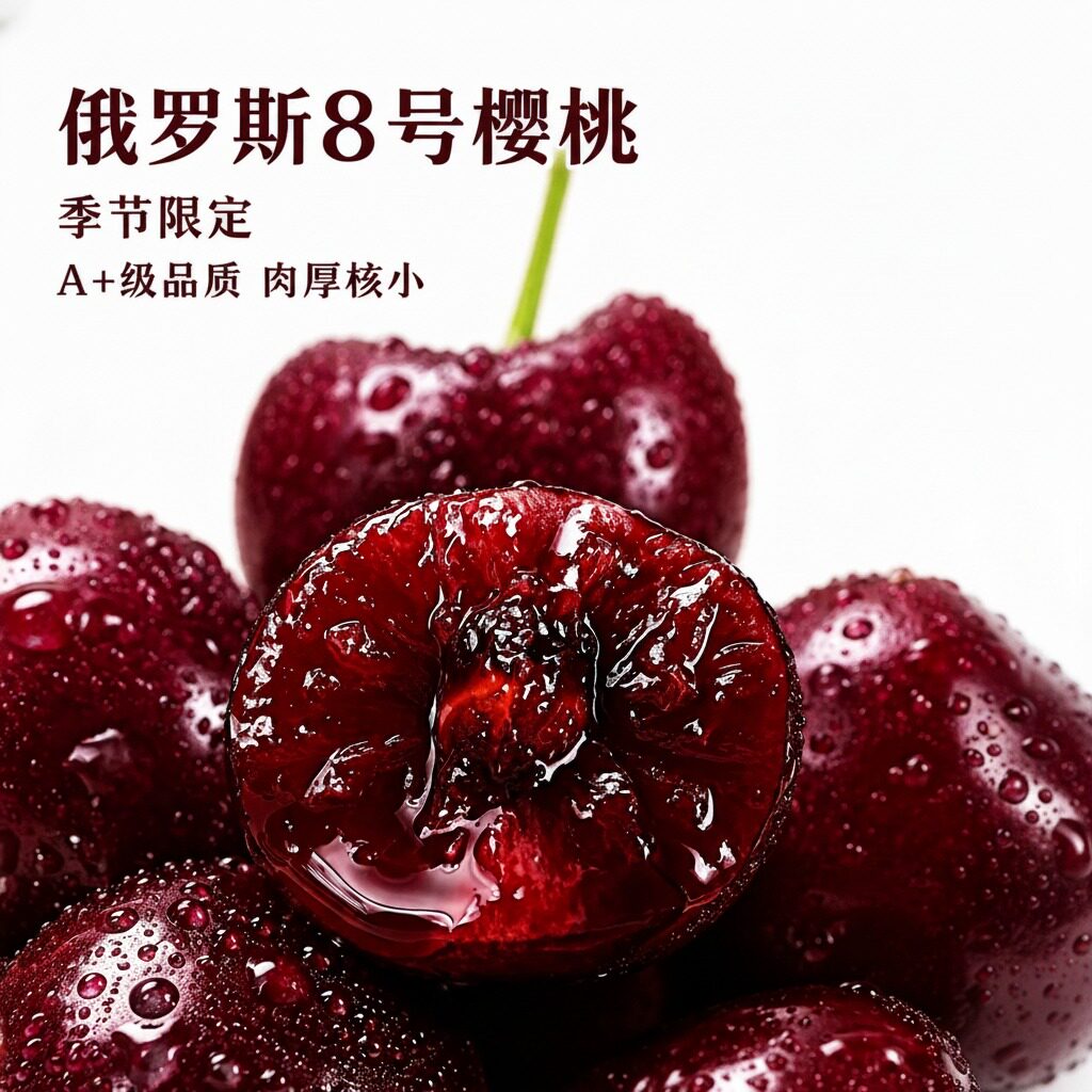 顺丰空运俄8大樱桃俄罗斯八号大连车厘子现摘脆甜送礼孕妇俄八