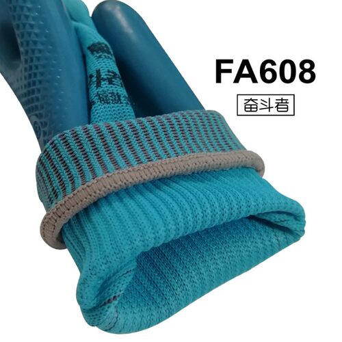 星宇手套优耐保A688正品奋斗者耐磨透气工地工作钢筋专用胶皮劳保
