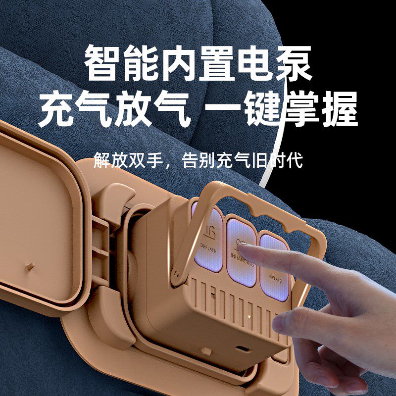 充气床垫家用打地铺单双人折叠床户外露营睡垫全自动加厚充气垫床