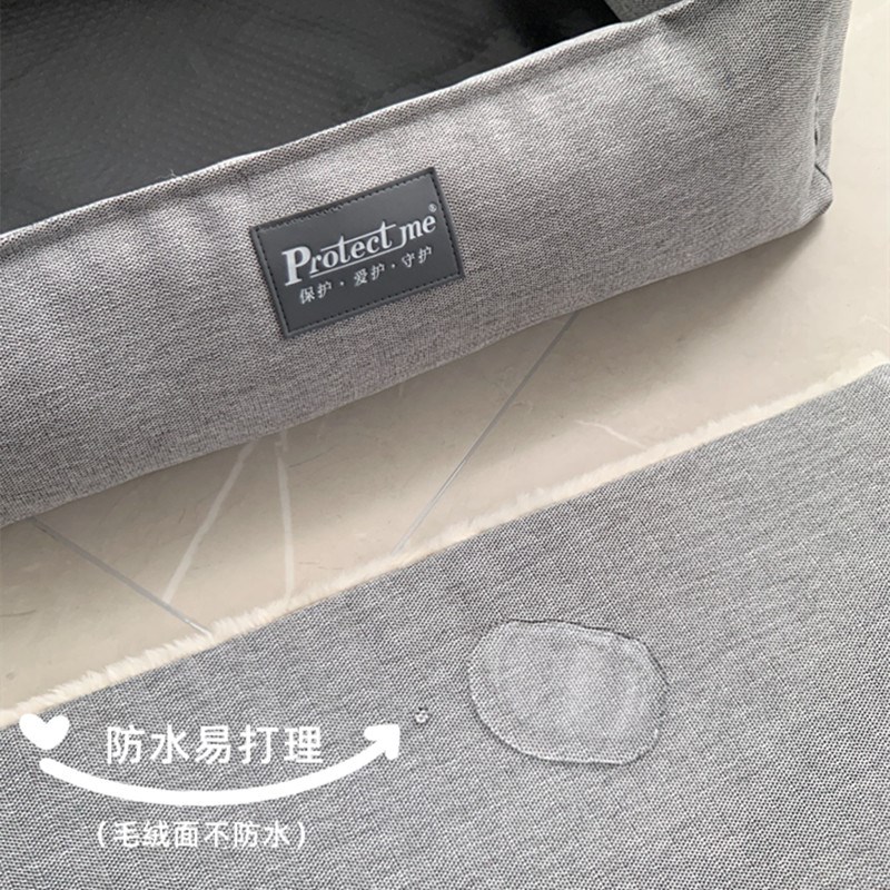 防水狗窝夏天清凉猫窝柯基小中型犬狗床内垫可拆洗冬夏两用宠物窝