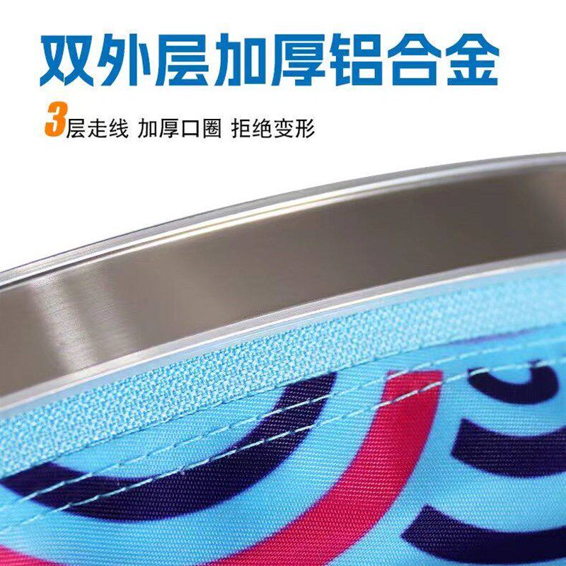 圆形鱼护纳米网兜钓鱼不锈钢圈加厚速干超轻编织鱼便携黑坑方形网