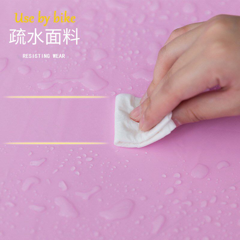 包邮亲子款电动车雨衣双人三人长款防暴雨女电瓶摩托车两人雨披