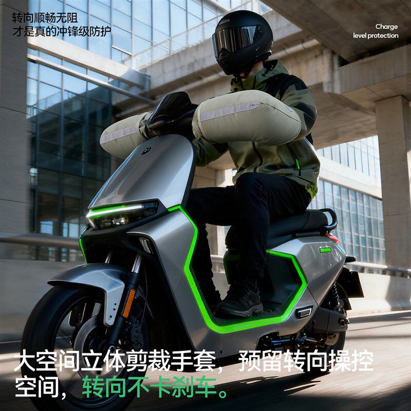 电动摩托车手把套防水防风冬季防寒保暖电瓶车护手罩加绒加厚新款