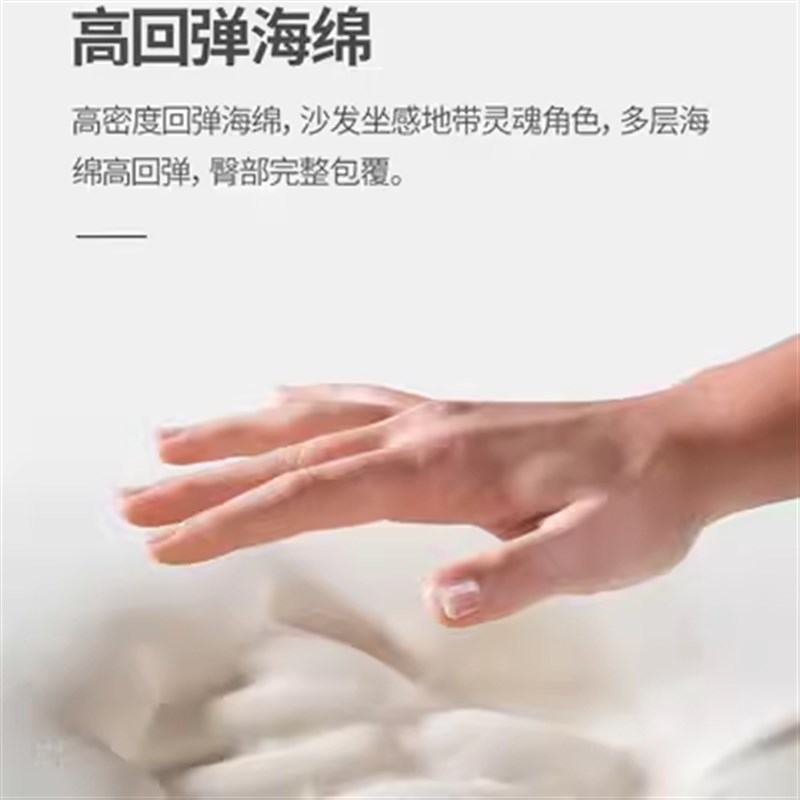 简约户外沙发垫防水高密度海绵长方形庭院长凳室外藤椅垫坐垫布套