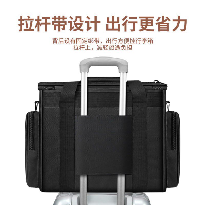 带密码锁超大单肩收纳包加厚显示器主机包台式电脑机箱数码收纳箱