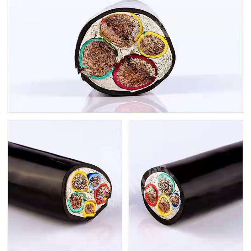 RVVZ国标软芯铜电缆线2 3 4 5芯10 16 25 35 50平方三相vvr软电缆