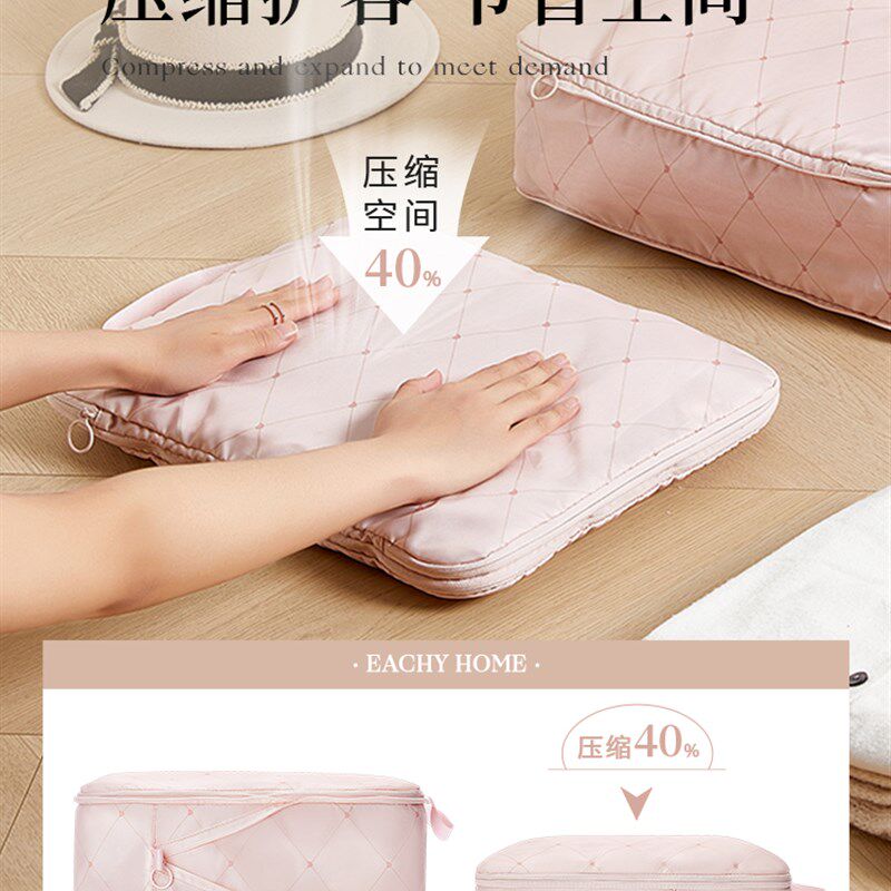eachy旅行衣物收纳袋衣服分装行李箱收纳整理袋子内衣包旅游用品