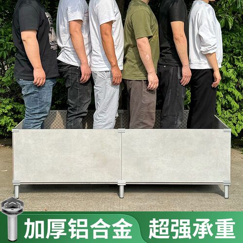 瓷砖花盆卡扣菜箱种植箱固定夹配件铝合金种菜花箱专用瓷砖夹套装