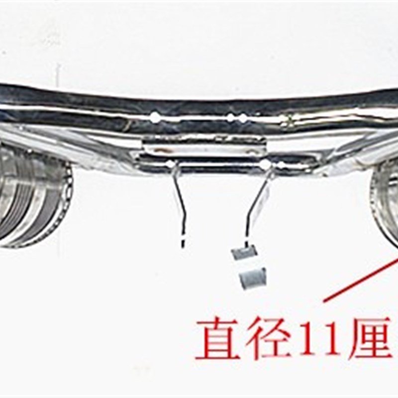 摩托车保险杠护架保险杠耐用厚铁加强版带筒保险杠保险杆