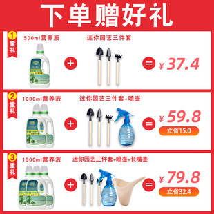 发财树肥料室内专用肥营养液龙血树铁树平安幸福通用植物花草盆栽