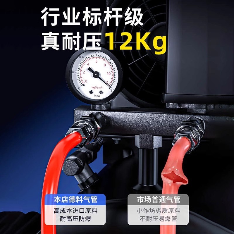PU气管软管空压机气泵高压气动空气压缩气线汽管耐高温4/6/8/10mm