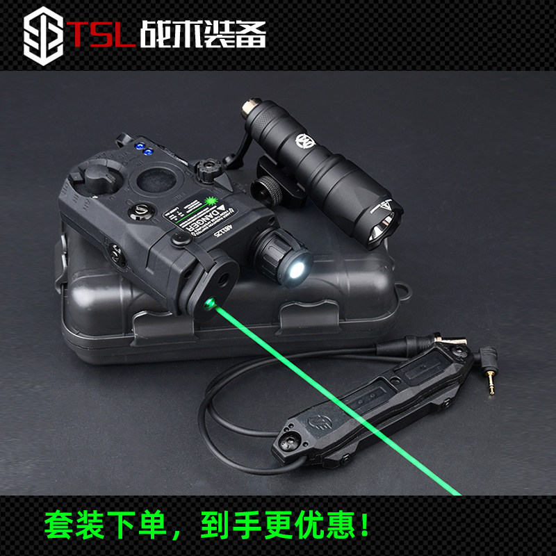 激光瞄准器peq15多功能战术镭射指示盒红外线M600C手电筒M300A灯