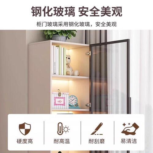 实木飘窗柜阳台储物定制窗台衣物收纳柜家用多层书柜落地柜置物柜