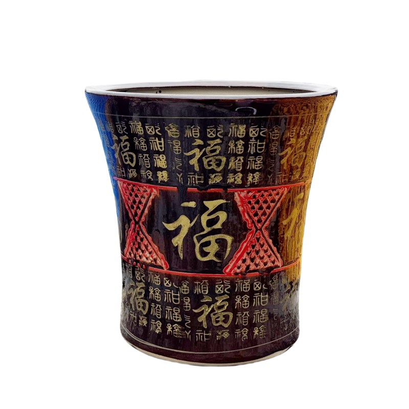 陶瓷花盆大号特大号特价家用简约带托盘高盆虎皮兰散尾葵发财树盆