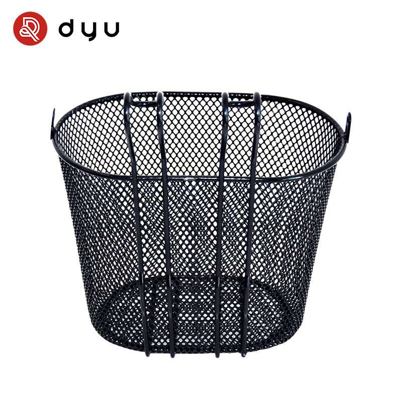 大鱼电动车车筐前车篮dyu电动自行车D2 D2+ D3+ V1金属前车筐