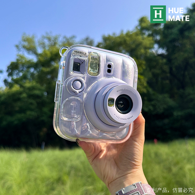 Huemate拍立得mini13防摔水晶壳