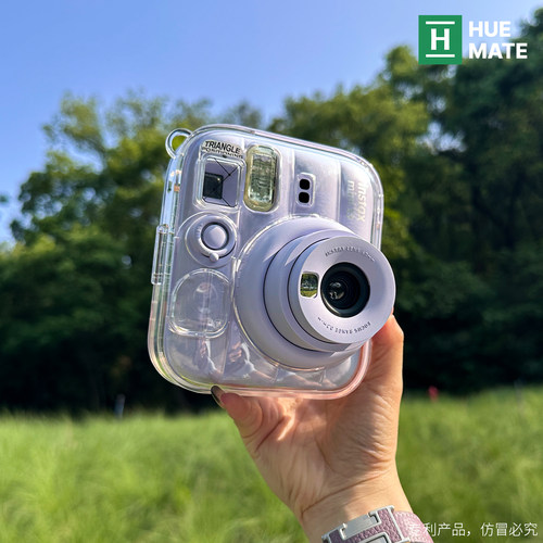 Huemate拍立得mini13防摔水晶壳