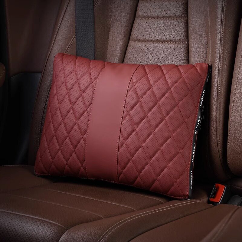 汽车抱枕被子两用折叠空调毯二合一车载四季通用菱格午睡被腰靠枕