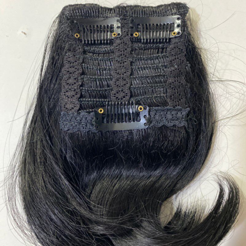 影楼造型新娘盘头假发片复古蓬松刘海古装发髻发包舞台演出斜刘海