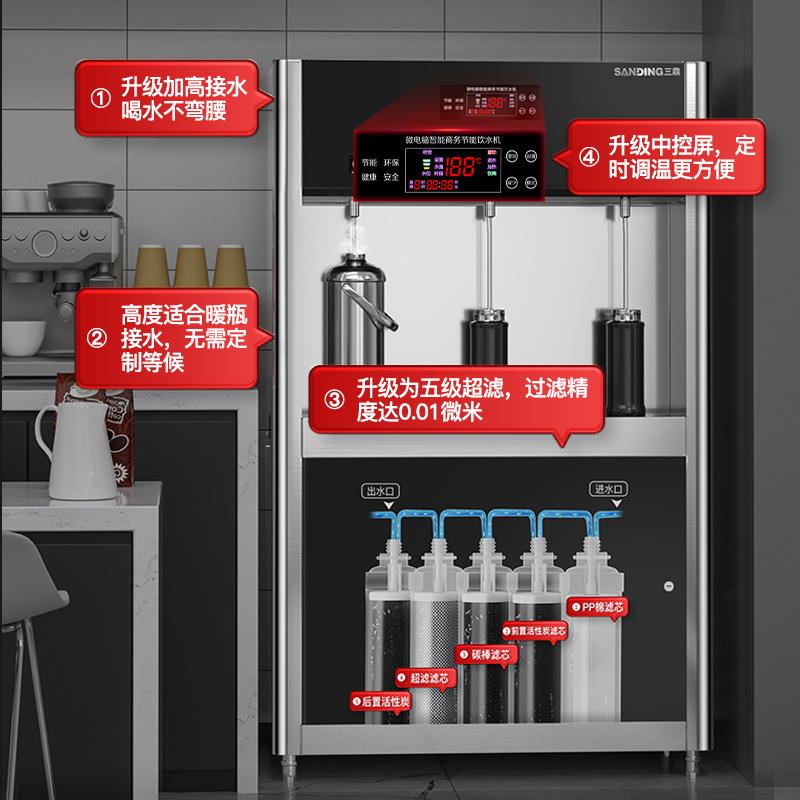 三鼎商用直饮水机净水一体开水器工厂学校烧水器办公室大型开水机