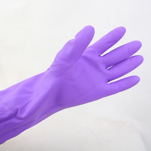 东亚808-2绒布加绒保暖家用手套洗碗洗衣橡胶乳胶冬季胶皮包邮
