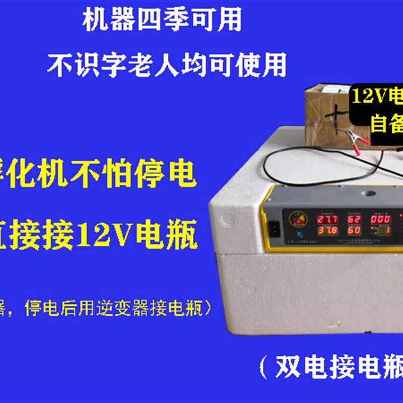 优选抱化鸭子蛋电浮卵化机全自动家用小鸡孵化器小型家用孵化机卵