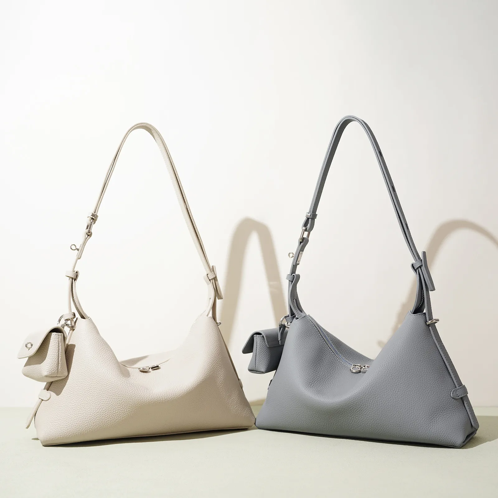 新款秋冬真皮便当包头层牛皮时尚手提包百搭单肩斜跨通勤包包女款