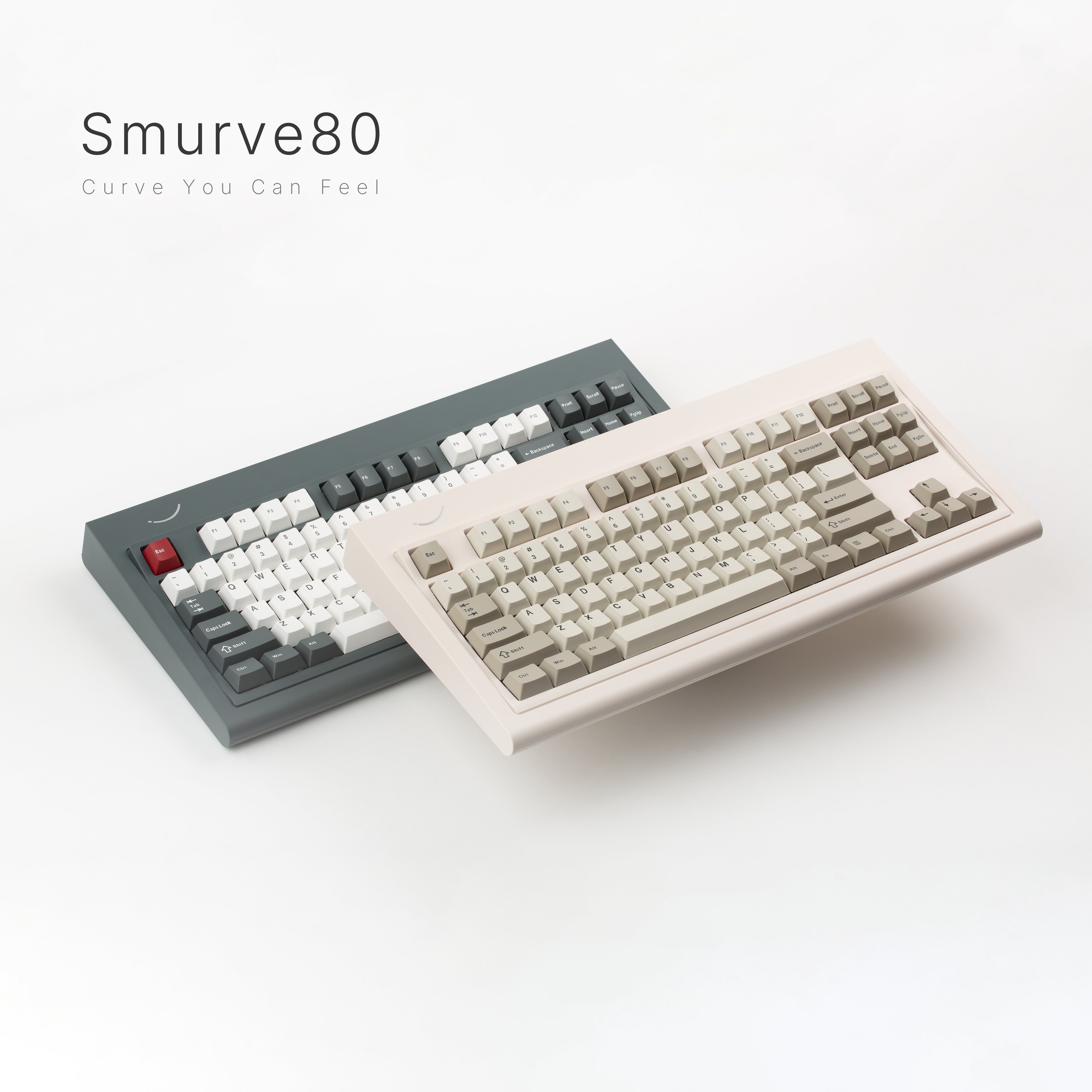 Smurve80曲面三模机械键盘