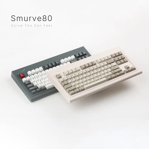 Smurve80曲面三模机械键盘