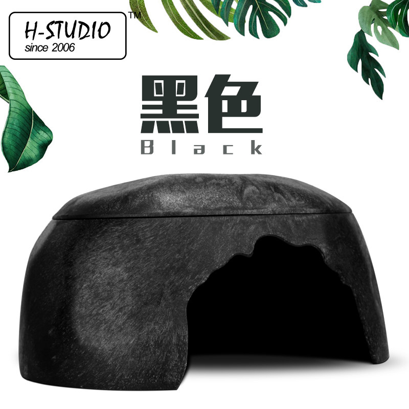 超大号陆龟加湿躲避屋窝洞穴造景山洞爬宠躲避预防隆背