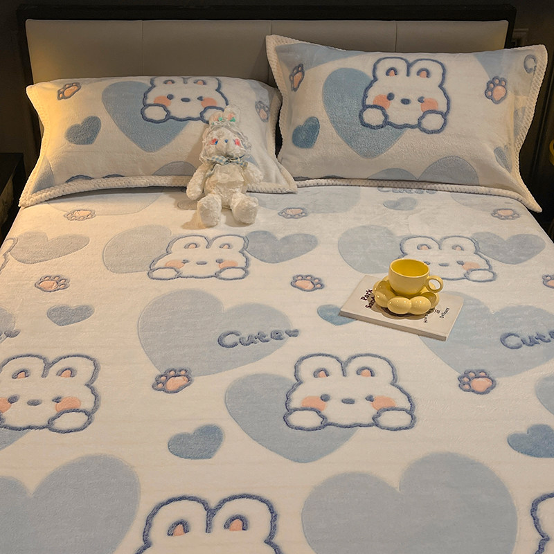 牛奶绒枕头带枕套48x74cm加厚珊瑚绒家用儿童枕头芯内胆套一对拍2