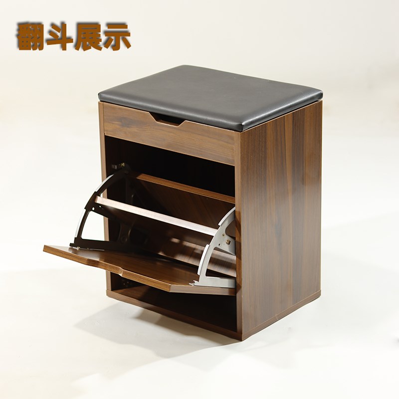 门口40cm翻斗小鞋柜穿鞋凳坐凳一体入户门可坐软包换鞋凳免安装