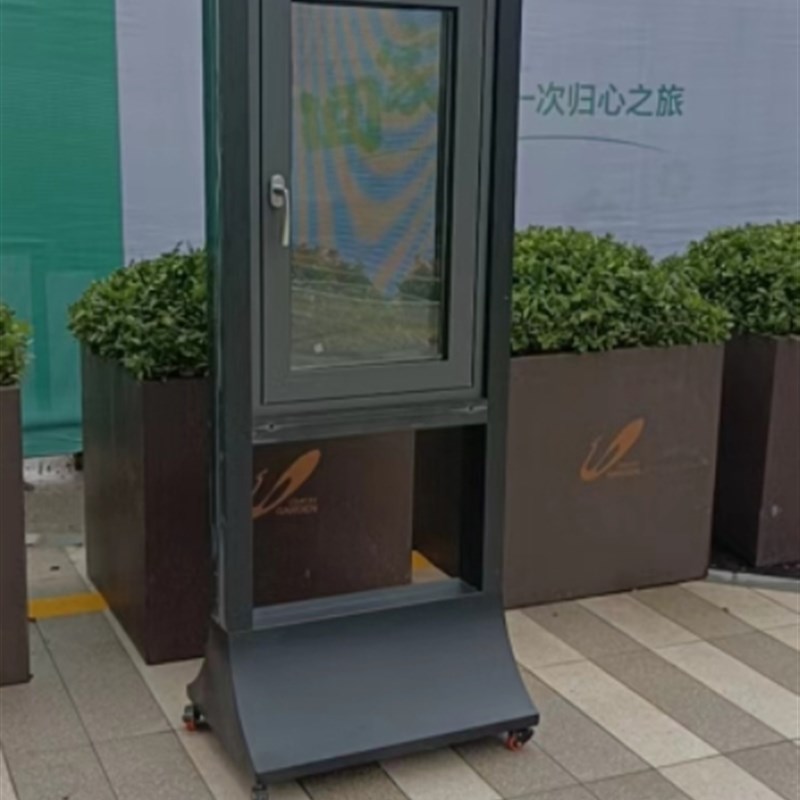 门窗展架四面发光样品架子铝合金窗断桥铝窗摆放架移动展示架包邮
