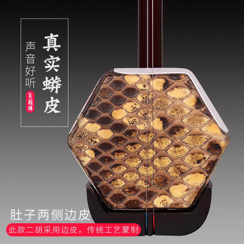 上海二胡01A1吴越乐器厂家直销送琴弦松香教程教材曲谱胡琴马尾弓