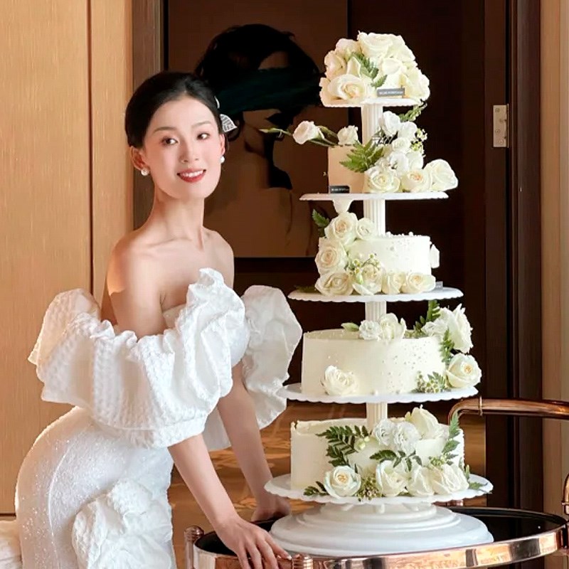 蛋糕架子多层单柱生日婚礼祝寿订婚结婚烘焙装饰摆件甜品台展示架