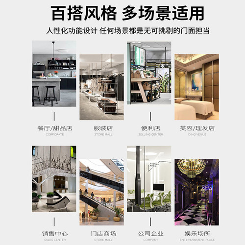 吧台收银台店铺小型美容院柜台简约现代商用吧台桌公司前台接待台