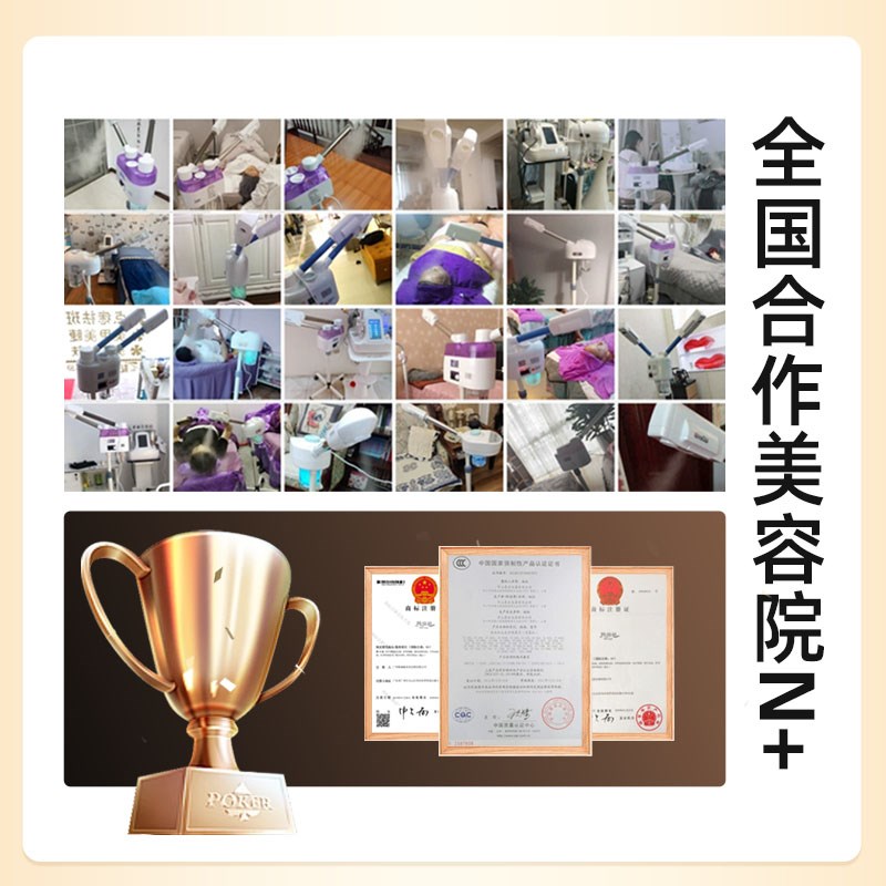 冷热双喷蒸脸器家用蒸脸仪脸部补水打开毛孔纳米喷雾仪美容院专用