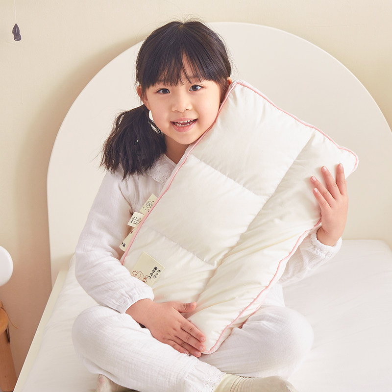 A类儿童小枕头枕芯小学生专用0-7岁婴儿幼儿园护颈枕助睡眠宿舍女