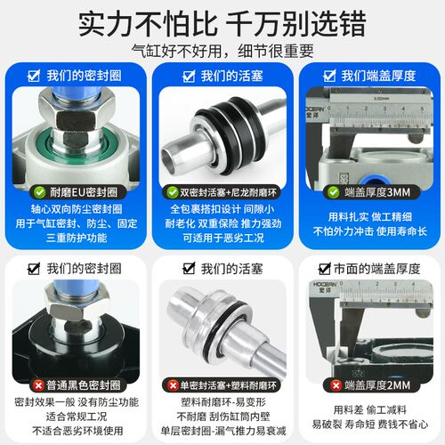SC标准气缸EU防尘气动大全32 40 50 63 80 100-25x75x100x200x300