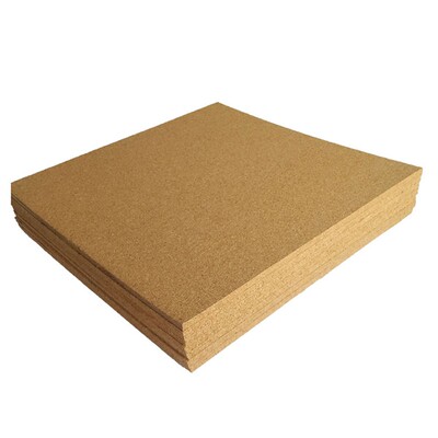 带背胶软木板照片墙水松板图钉板学校主题墙软木墙板30*30CM5片装