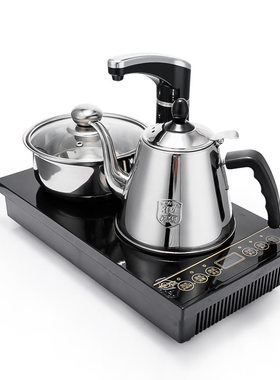 20*37嵌入式平板电磁茶炉上水壶自动抽水功夫茶具电热烧水壶家用