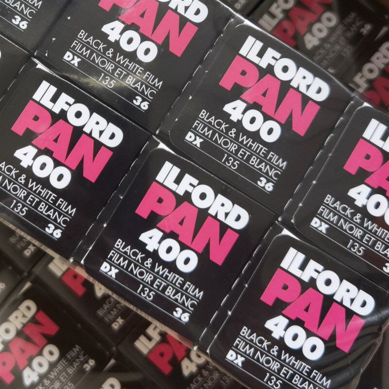 英国原装ILFORD伊尔福黑白胶卷pan400 135专业胶片36张2025年12月