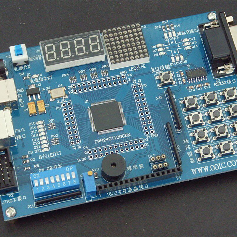 EPM240开发板+USBBLASTER 下载器 CPLD FPGA开发板 EPM240T100C5