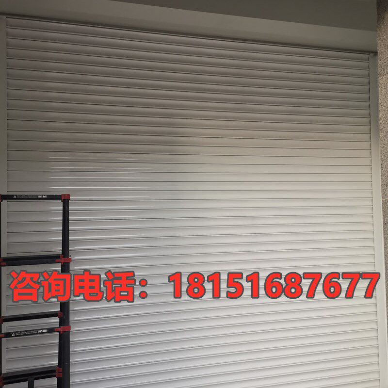南京铝合金电动卷帘门进户门 防盗车库门手动卷帘门加厚卷闸门