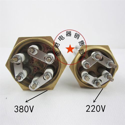 铜头一寸半DN40锅炉太阳能加热管电热棒220V/380V//6KW/9KW/12KW