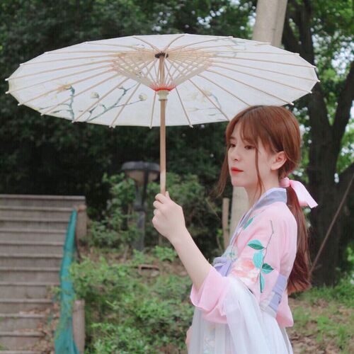 古风彩色纸伞舞蹈伞演出道具伞复古工艺伞古典油纸伞吊顶伞装饰伞