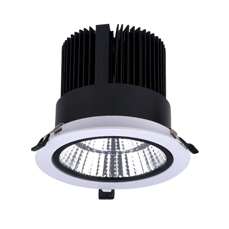 嵌入式led天花射灯防眩筒灯20W30W40W50W开孔11 12 14 15 16公分