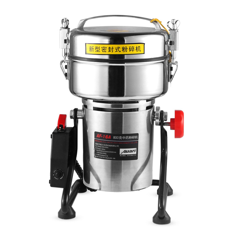 奥力中药三七专用打粉机超细药材粉碎机家用小型五谷超细研磨粉机