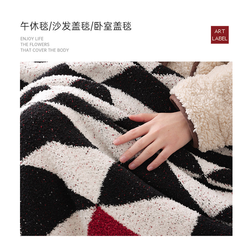 夏季沙发盖毯夏天办公室空调午睡沙发毯四季通用单人针织毛毯毯子